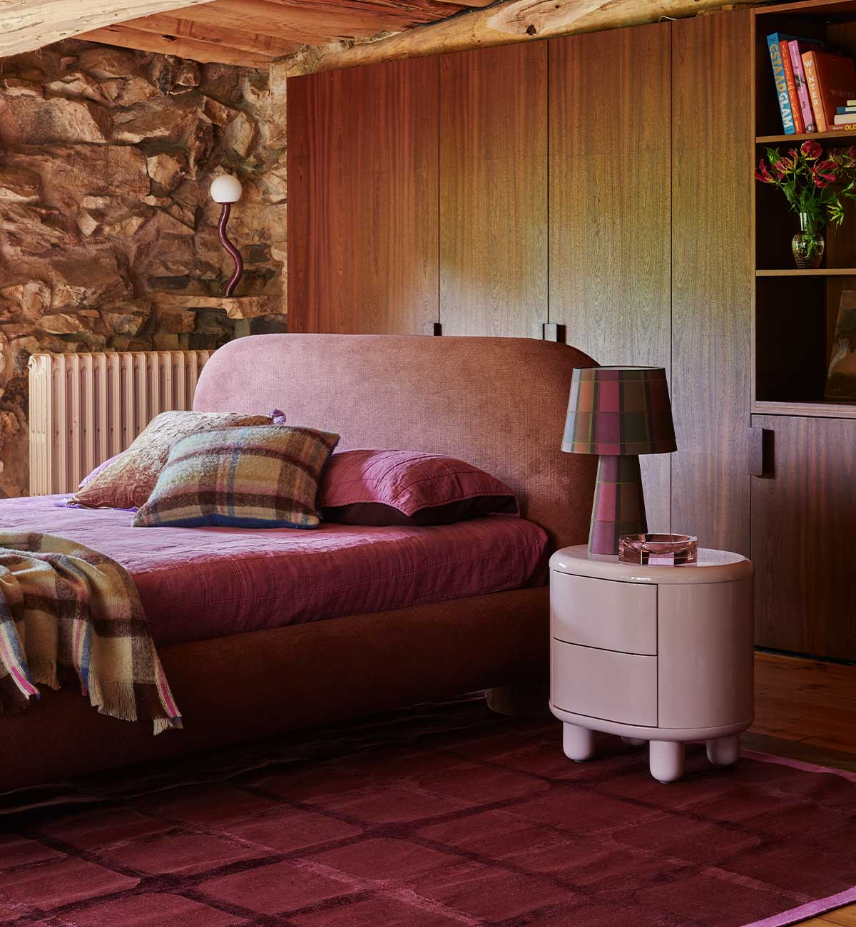 Cloudy Bed in Plum - Image 3