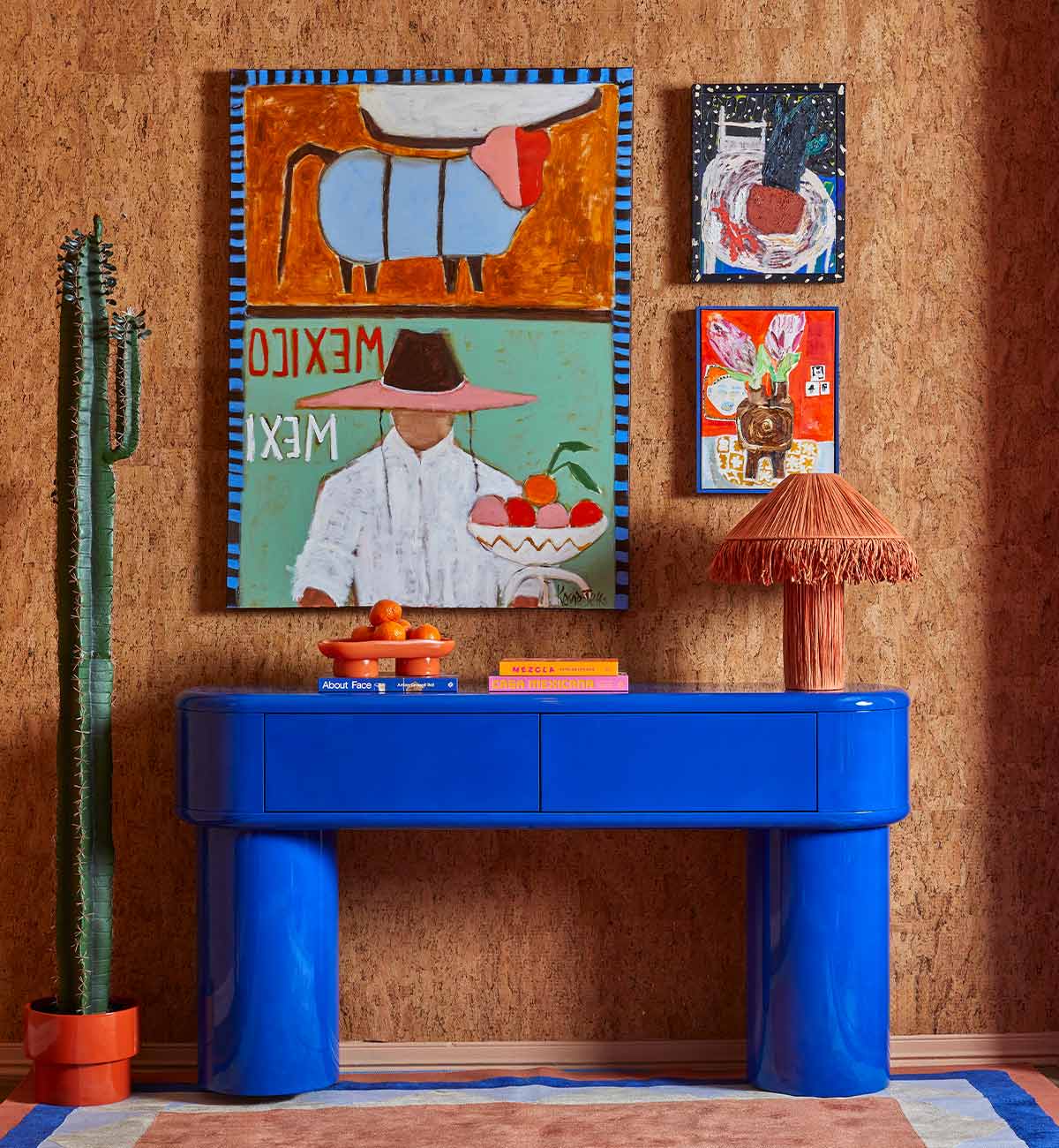 Raffy Table Lamp In Clay - Image 3