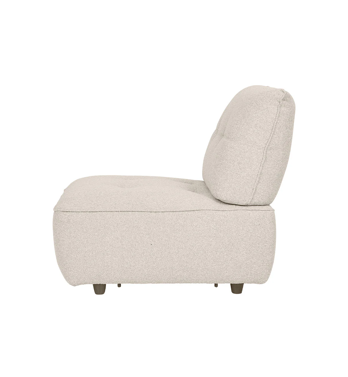 Roommate Sofa - Armless Chair In Ecru - Image 4