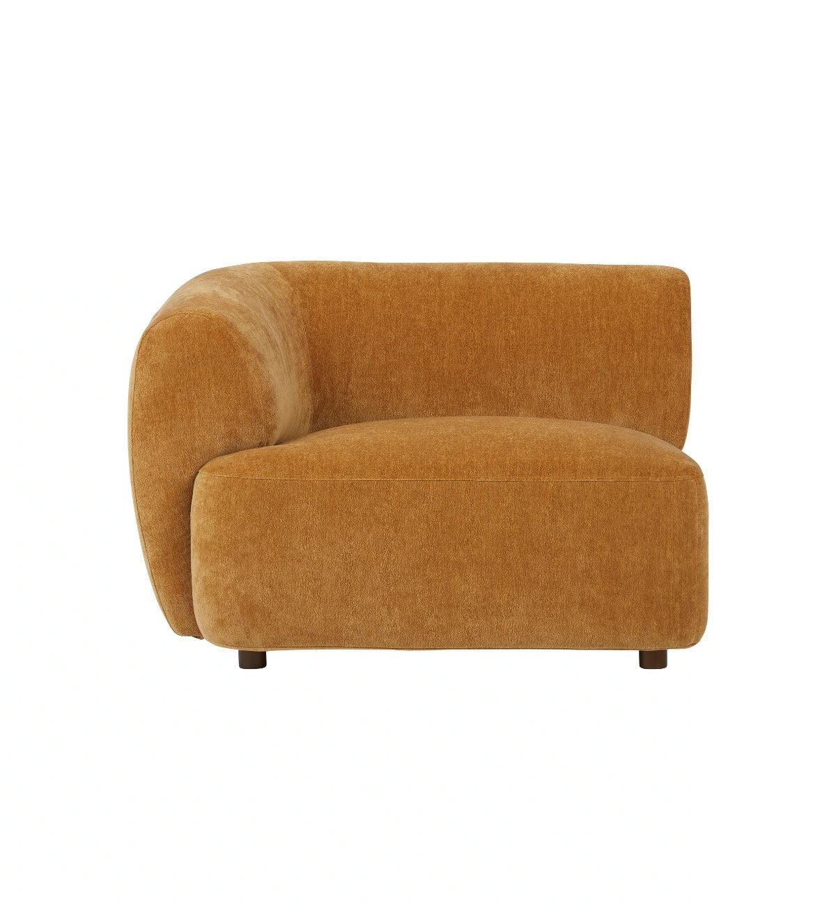 Sunday Sofa Curved 3-Seater in Whisky - Image 4