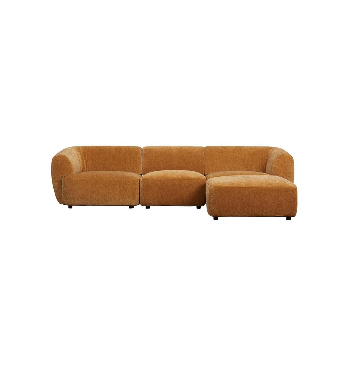 Sunday Sofa - 3 Seater + Rectangle Ottoman in Whisky
