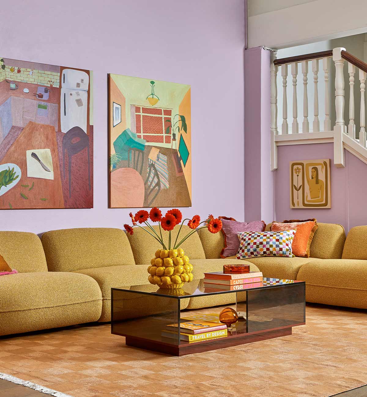Zulta Cushion In Checkerboard Multi - Image 6
